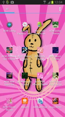 Bunny Theme for ADW Launcher android App screenshot 0